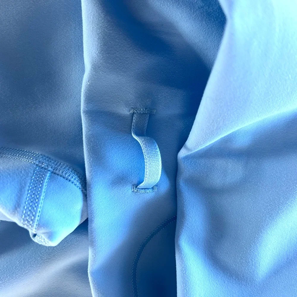 🆕NWT Lululemon Wunder Train High Rise Crop Leggings / Tights 23” in Aero Blue 4 - Picture 8 of 10